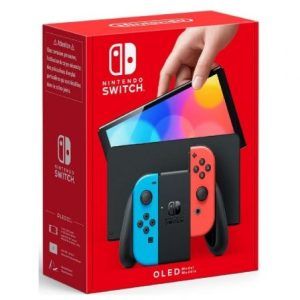 Consola Nintendo Switch OLED Azul Neón/Rojo Neón