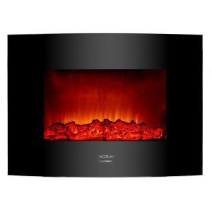 Chimenea eléctrica de pared Cecotec Ready Warm 2200 Curved Flames