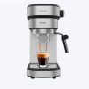 Cafetera Cecotec espresso Cafelizzia 790 Steel DUO para espressos y cappuccinos