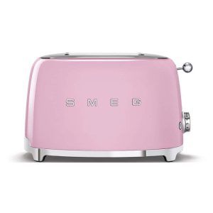 Tostadora 2 Rebanadas Smeg TSF01PKEU Rosa 950W