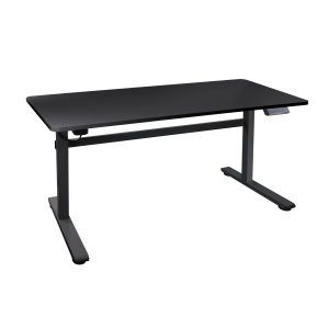 Mesa de escritorio Atlas Eléctrica Ajustable en altura con tablero negro