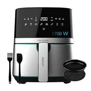 Freidora sin Aceite Cecotec Cecofry Full Inox 5500 Pro con accesorios 5,5L 1700W