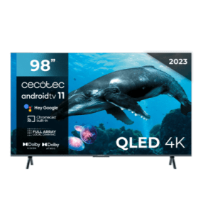 Smart TV Cecotec V3+ series VQU30098+S QLED UHD 4K de 98"
