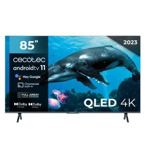 Smart TV Cecotec V3+ series VQU30085+ QLED UHD 4K de 85"
