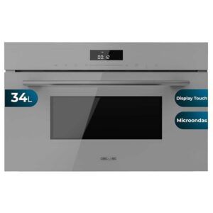 Horno Integrable Microondas Cecotec Bolero Hexa MW703800 Glass Grey E 60cm 34L