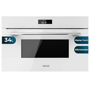 Horno Integrable Microondas Cecotec Bolero Hexa MW703800 Glass White E 60cm 34L