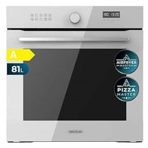 Horno Integrable Multifunción Airfryer Cecotec Bolero Hexa AF316000 Glass White A 60cm
