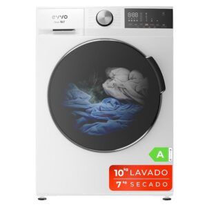 Lavadora-Secadora Evvo Nova 10/7 Clase A/E 10kg/7kg Blanca