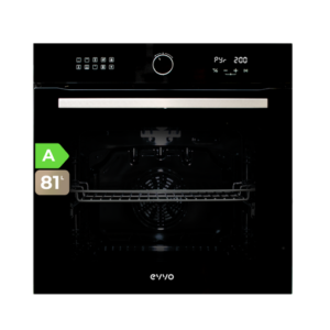 Horno Integrable EVVO H30 Pyro Black Función AirFryer 81L 60cm Clase A