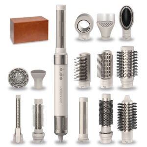 Cepillo Moldeador Multifunción 14 en 1 Cecotec Bamba CeramicCare 14in1 AirGlam Champagne 1400W