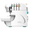 Remalladora Cecotec BelleCouture OverLock de 1100 rpm de velocidad, con presión de prensatelas ajustable y kit de accesorios