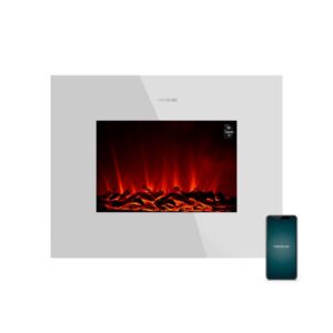 Chimenea Eléctrica Cecotec ReadyWarm 2690 Flames Connected White