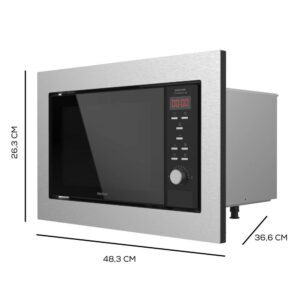 Microondas Encastrable Cecotec GrandHeat 2350 Built-In SteelBlack