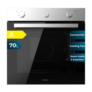 Horno Integrable Multifunción Cecotec Bolero Hexa M236000 Inox Time A 60cm 70L 2800W