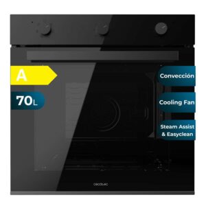 Horno Integrable Multifunción Cecotec Bolero Hexa M236000 Dark Inox Time A 60cm 70L 2800W