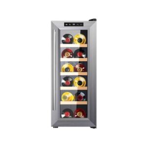 Vinoteca Bodega Cecotec Bolero GrandSommelier 1270 CoolWood de 12 botellas