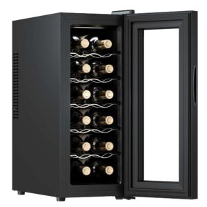 Vinoteca Bodega Cecotec Bolero GrandSommelier 1250 CoolCrystal de 12 botellas