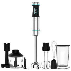 Batidora de mano Cecotec Power TitanBlack 1200 XL PerfectCream&Crush. 0.8L 1200W