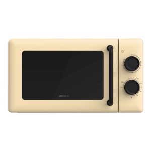 Microondas mecánico con grill Cecotec Proclean 3110 Yellow 20L 700W