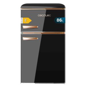 Mini Frigorífico Retro Cecotec Bolero CoolMarket 2D Origin 86L Black Clase E