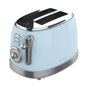 Tostadora Vertical con Doble Ranura Cecotec Vintage 800 Light Blue 850W