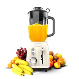 Batidora de Vaso Cecotec Power Black Titanium RetroBeige 1,5L 1200W
