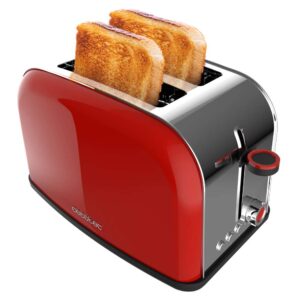 Tostadora Vertical con Doble Ranura Cecotec Toastin' time 850 Red Lite 850W