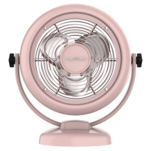 Ventilador de Sobremesa Cecotec EnergySilence 800 RetroDesk Pink 20 W