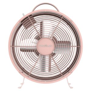 Ventilador de Sobremesa Cecotec EnergySilence 400 RetroDesk Pink 25 W