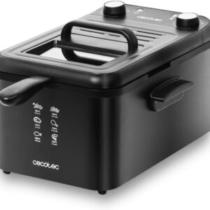 Freidora Cecotec CleanFry Infinity 3000 Black 3L 2400W