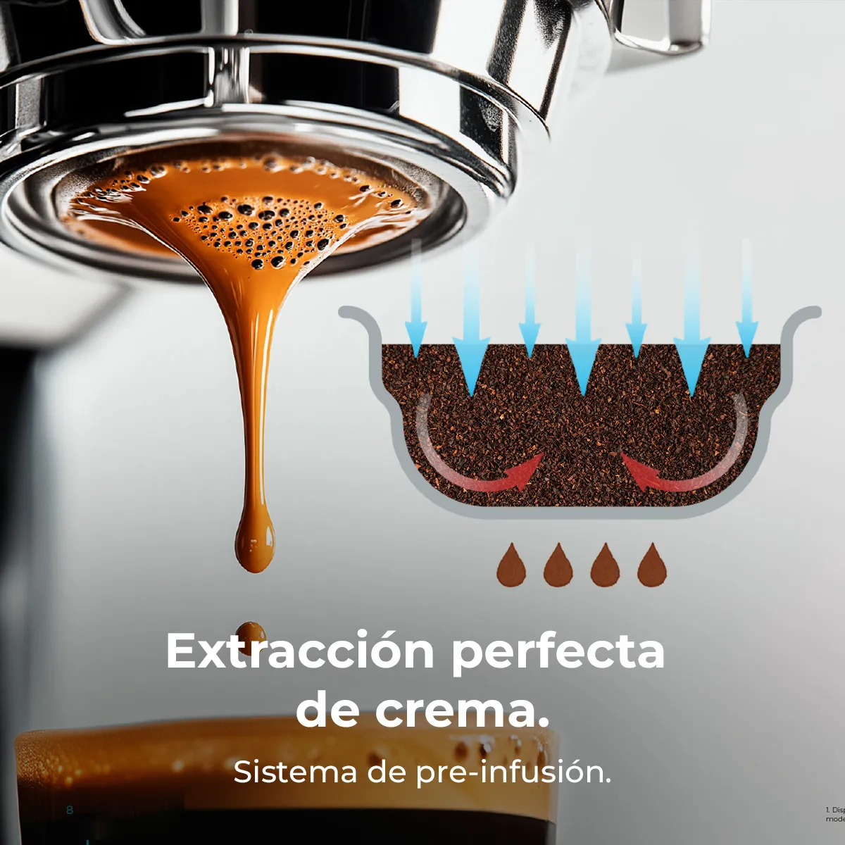 Cafetera Espresso Barista Cecotec Baristeo Regina - Imagen 4