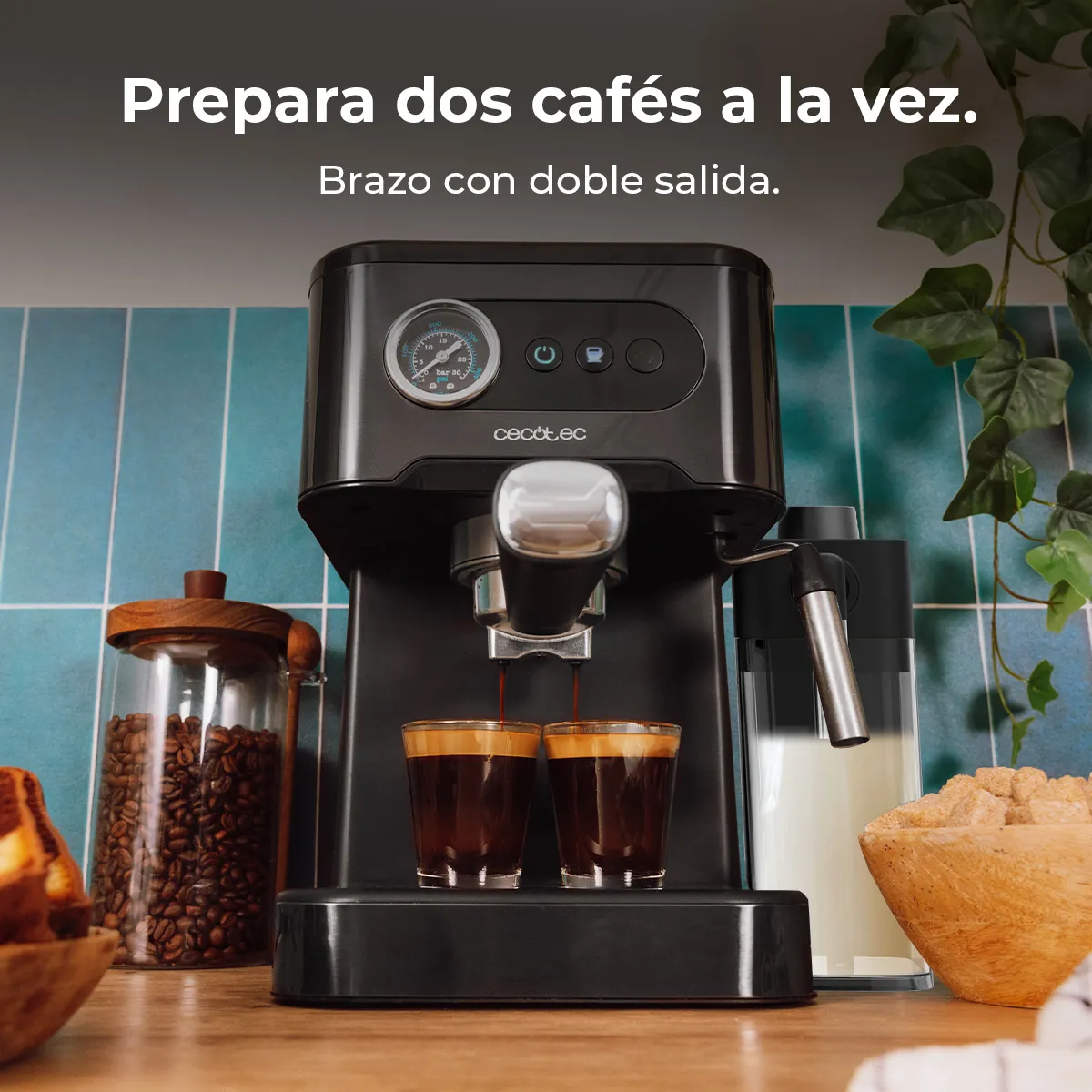 Cafetera Express Cecotec Power Espresso 20 Pro Latte - Imagen 2