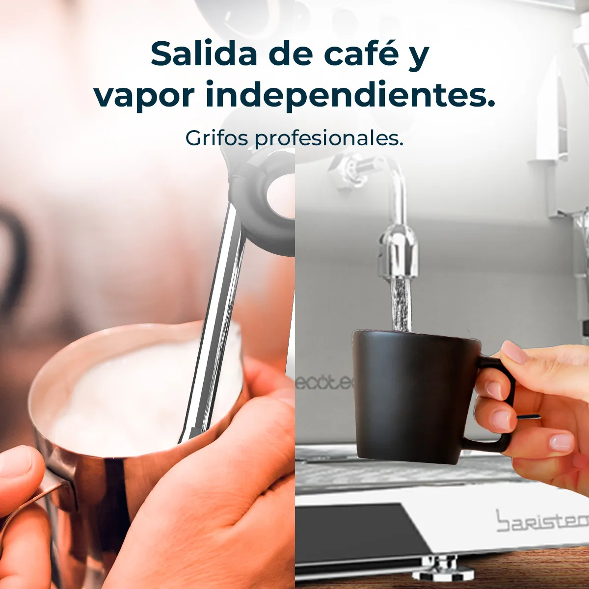 Cafetera Espresso Barista Cecotec Baristeo Regina - Imagen 2