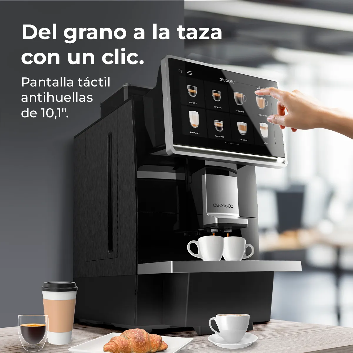 Cafetera Superautomática 26 Bebidas Cecotec Cremmaet Coffice - Imagen 5