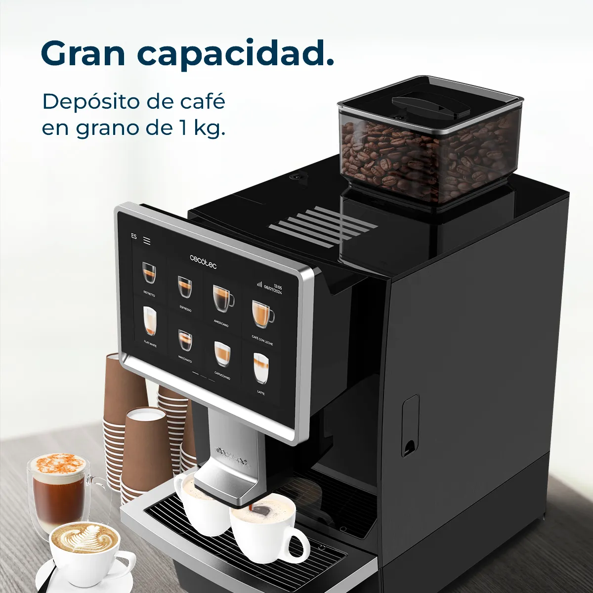 Cafetera Superautomática 26 Bebidas Cecotec Cremmaet Coffice - Imagen 2