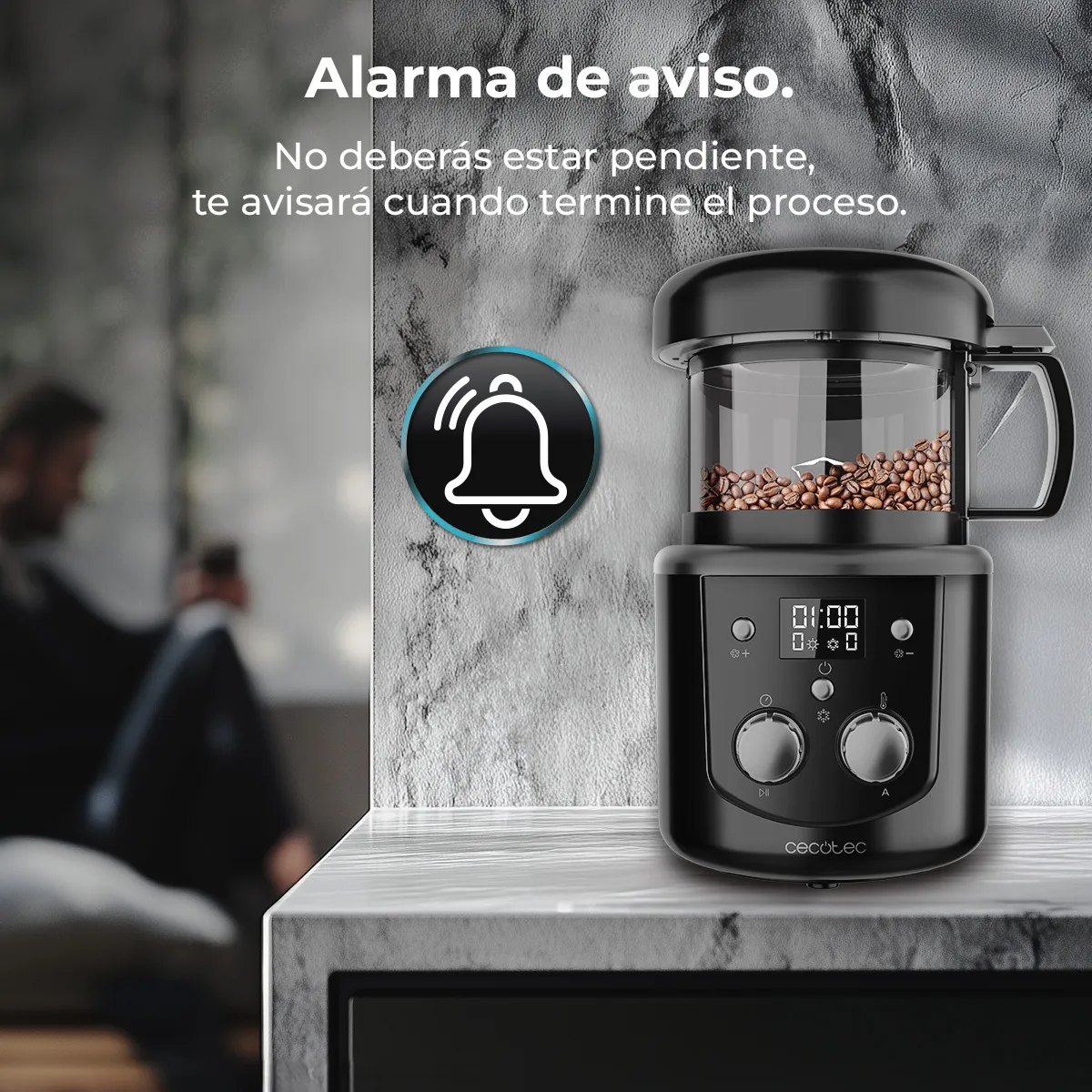 Tostadora de Café en Grano Cecotec Roaster Booster 1400W - Imagen 4
