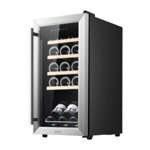 Vinoteca 15 Botellas Cecotec Bolero GrandSommelier 1550 Inox Compressor Clase G