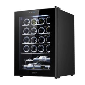 Vinoteca 20 Botellas Cecotec Bolero GrandSommelier 2050 Black Compressor Clase G