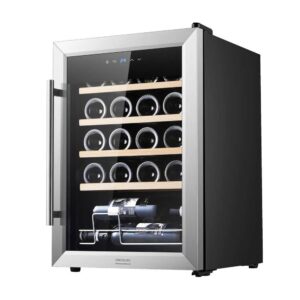 Vinoteca 20 Botellas Cecotec Bolero GrandSommelier 2050 Inox Compressor Clase G