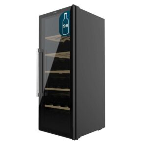 Vinoteca 98 Botellas Cecotec Bolero GrandSommelier 98000 Black Clase G