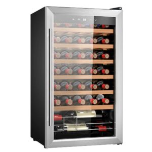 Vinoteca 34 Botellas Cecotec Bolero GrandSommelier 34030 Inox Compressor Clase G