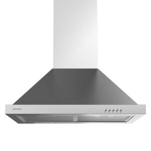 Campana Extractora Piramidal Cecotec Bolero Flux PM 606500 Inox Clase A 165W