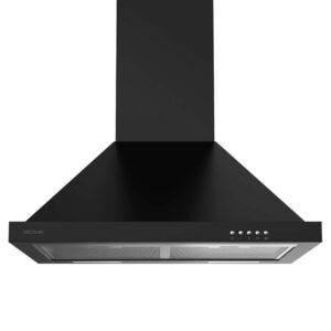 Campana Extractora Piramidal Cecotec Bolero Flux PM 606500 Black Clase A 165W