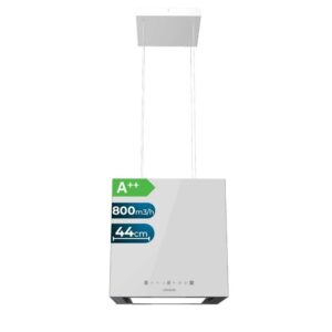 Campana Colgante Cecotec Bolero Flux CCT 448000 Glass White Clase A++ 210W