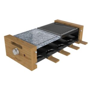 Raclette Para Queso Cecotec Cheese&Grill 8400 Wood MixGrill 1200W