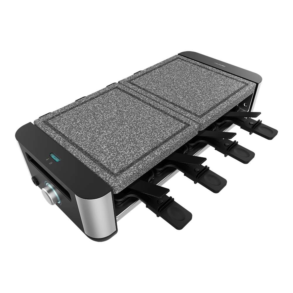 Raclette Para Queso Cecotec Cheese&Grill 16000 Inox Allstone 1400W