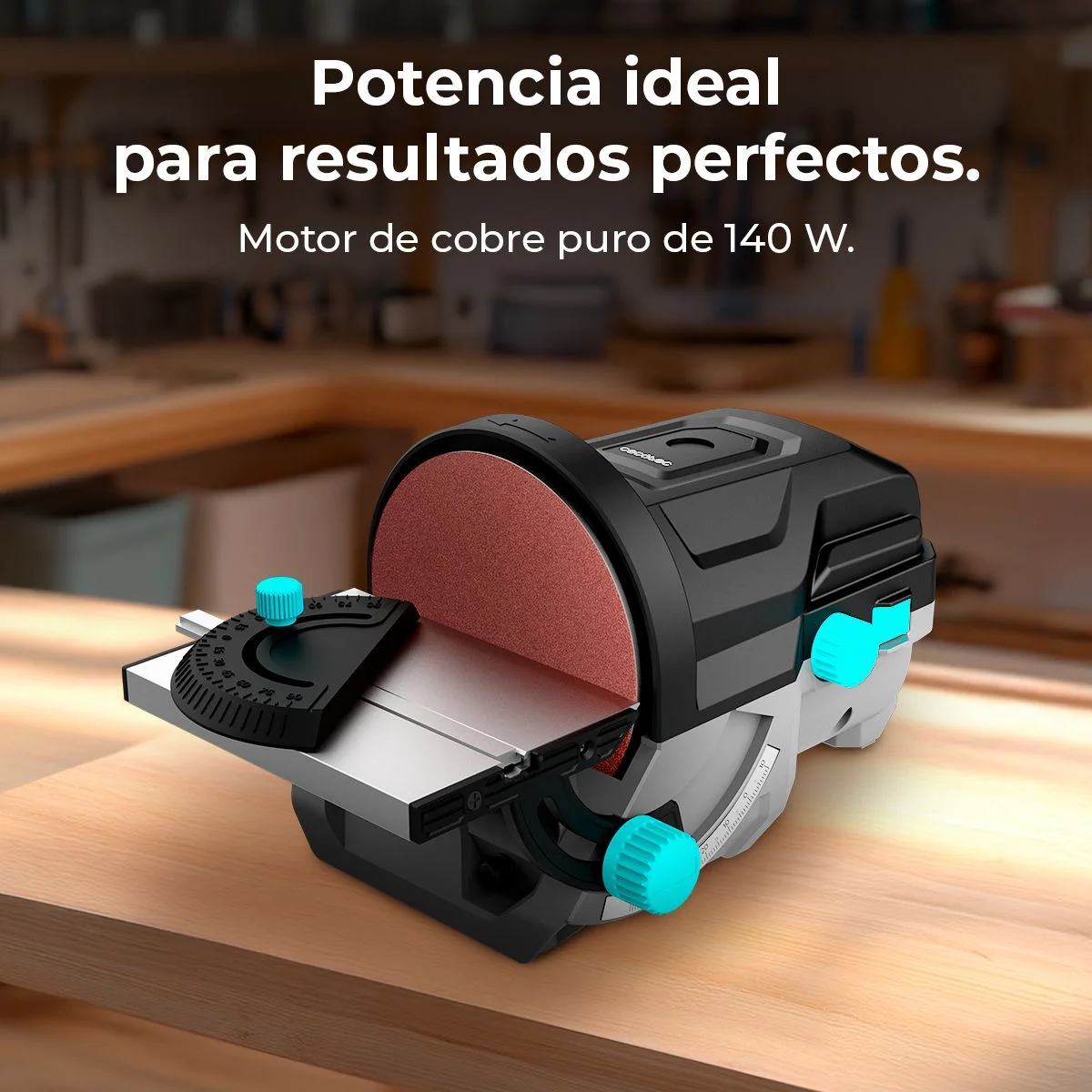 Lijadora de Disco Cecotec PerfectSurface 1000 Stand Disc 140W - Imagen 2
