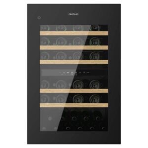Vinoteca 57 Botellas Cecotec Bolero GrandSommelier Duo 57000 Touch Black Compressor Clase G
