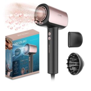 Secador de Pelo Cecotec DryGlam Nano Plasma Potencia de 110,000 RPM y 1600W