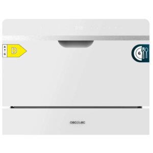 Lavavajillas de Libre Instalación Cecotec Bolero Aguazero 2500 S-BI White Glass 59 cm Clase D Blanco